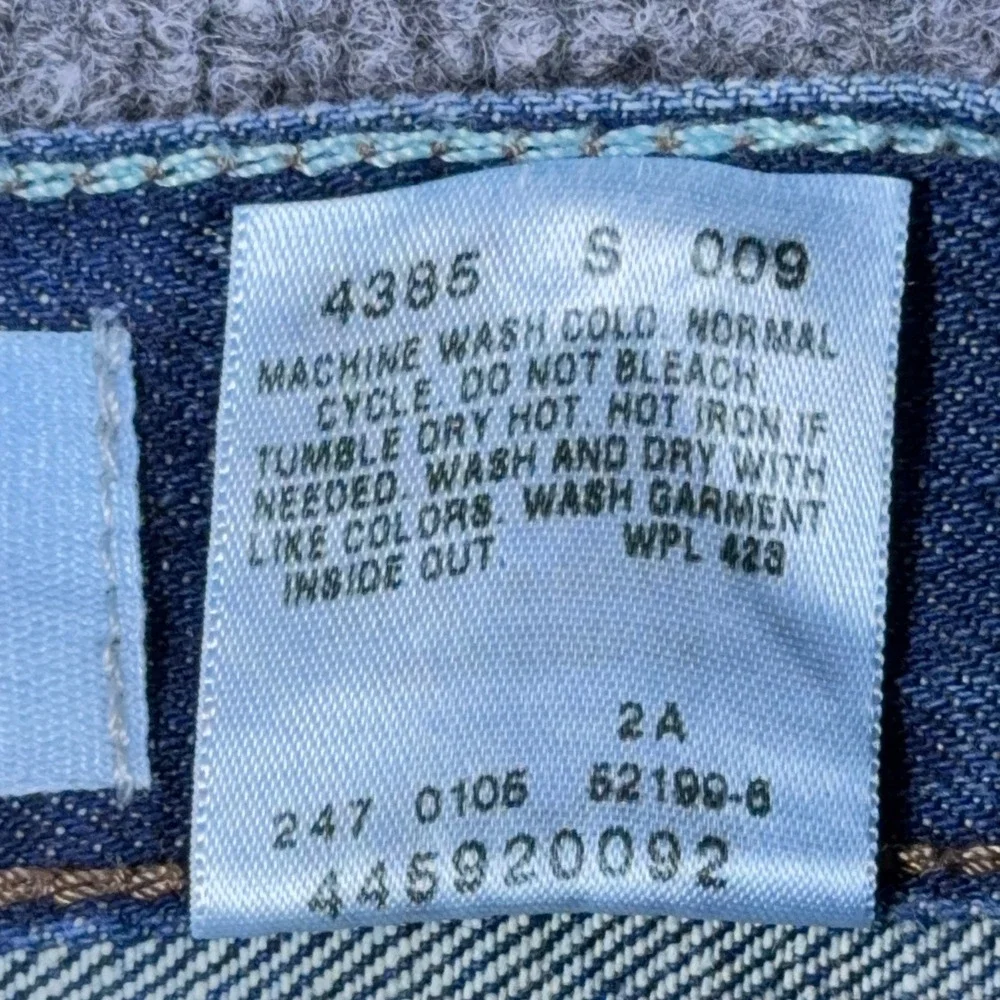 Levis SilverTab Mens Straight Leg Jeans Medium Wash Blue Denim 247M Tag 35 Waist